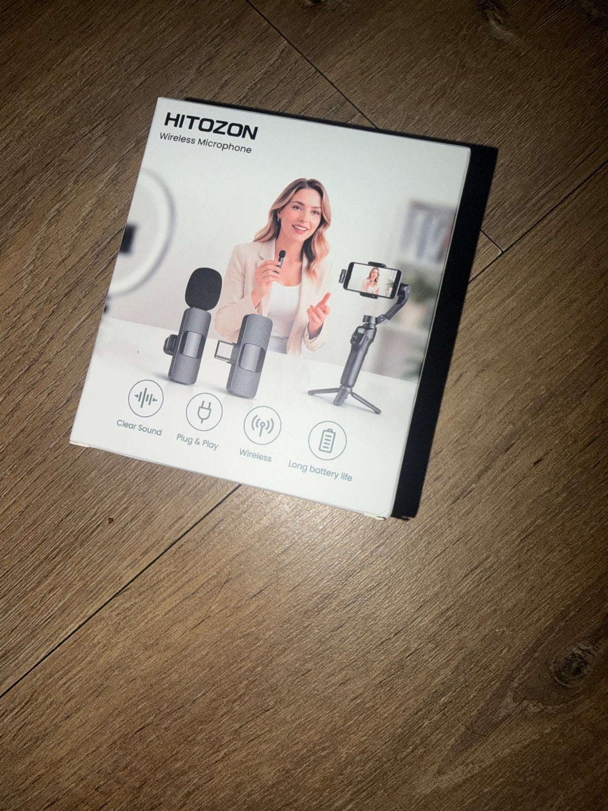 HITOZON Draadloze Microfoon - Plug & Play, Ophalen, Nieuw, Overige typen, Draadloos