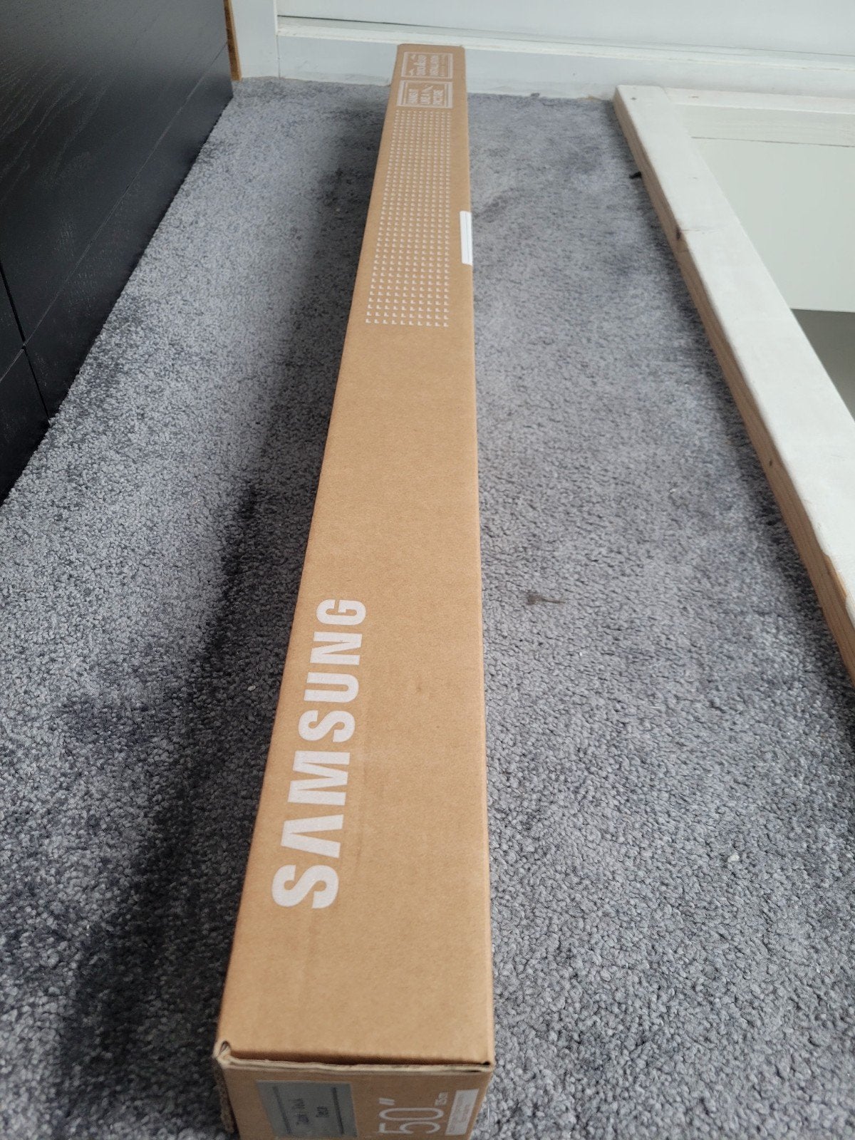 Teak lijst voor Samsung Frame TV 50 inch, Ophalen, Nieuw