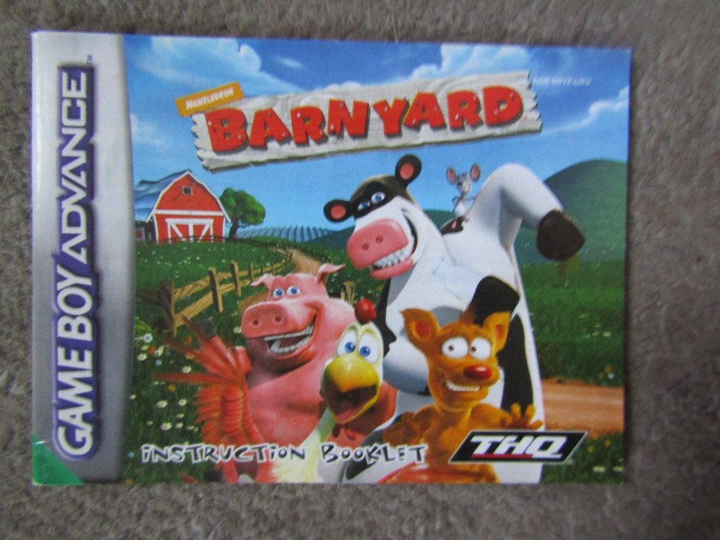 Boekje: Gameboy advance Barnyard, Spelcomputers en Games, Gebruikt, 1 speler, Ophalen of Verzenden, Vanaf 3 jaar