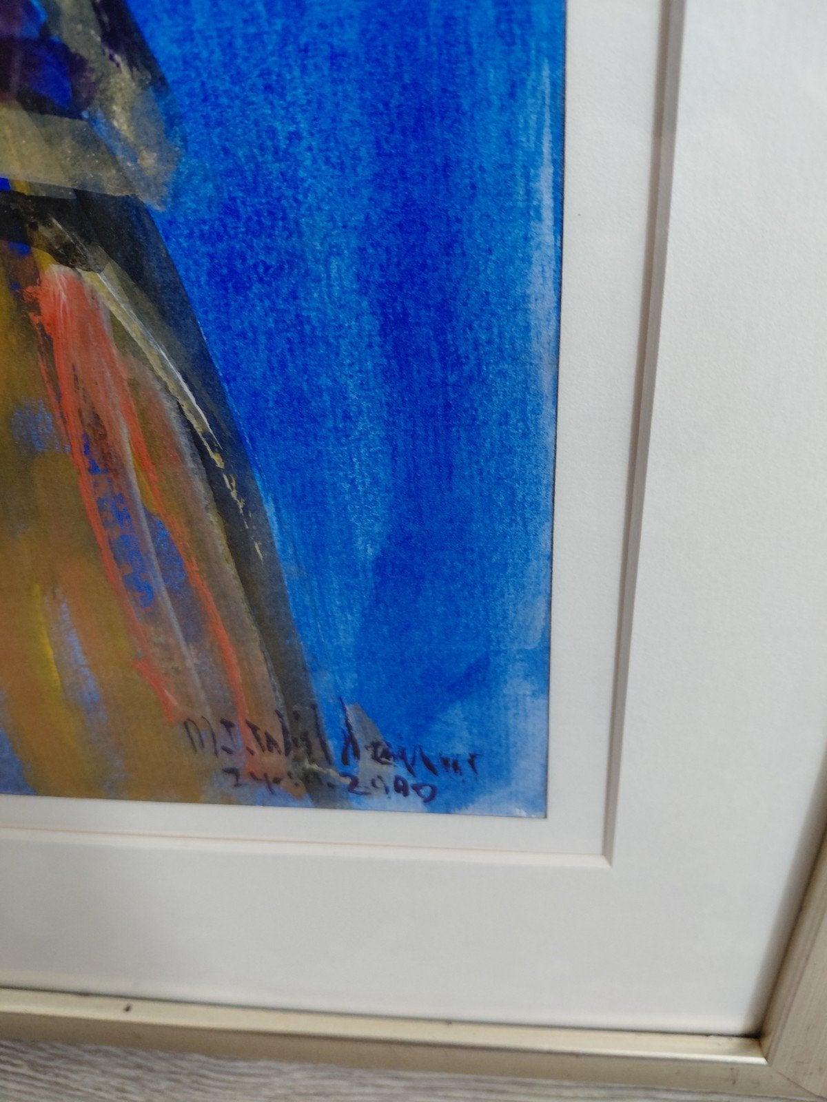 schilderij maya wildevuur titel hero vrouw 2000, Ophalen of Verzenden, Figuren