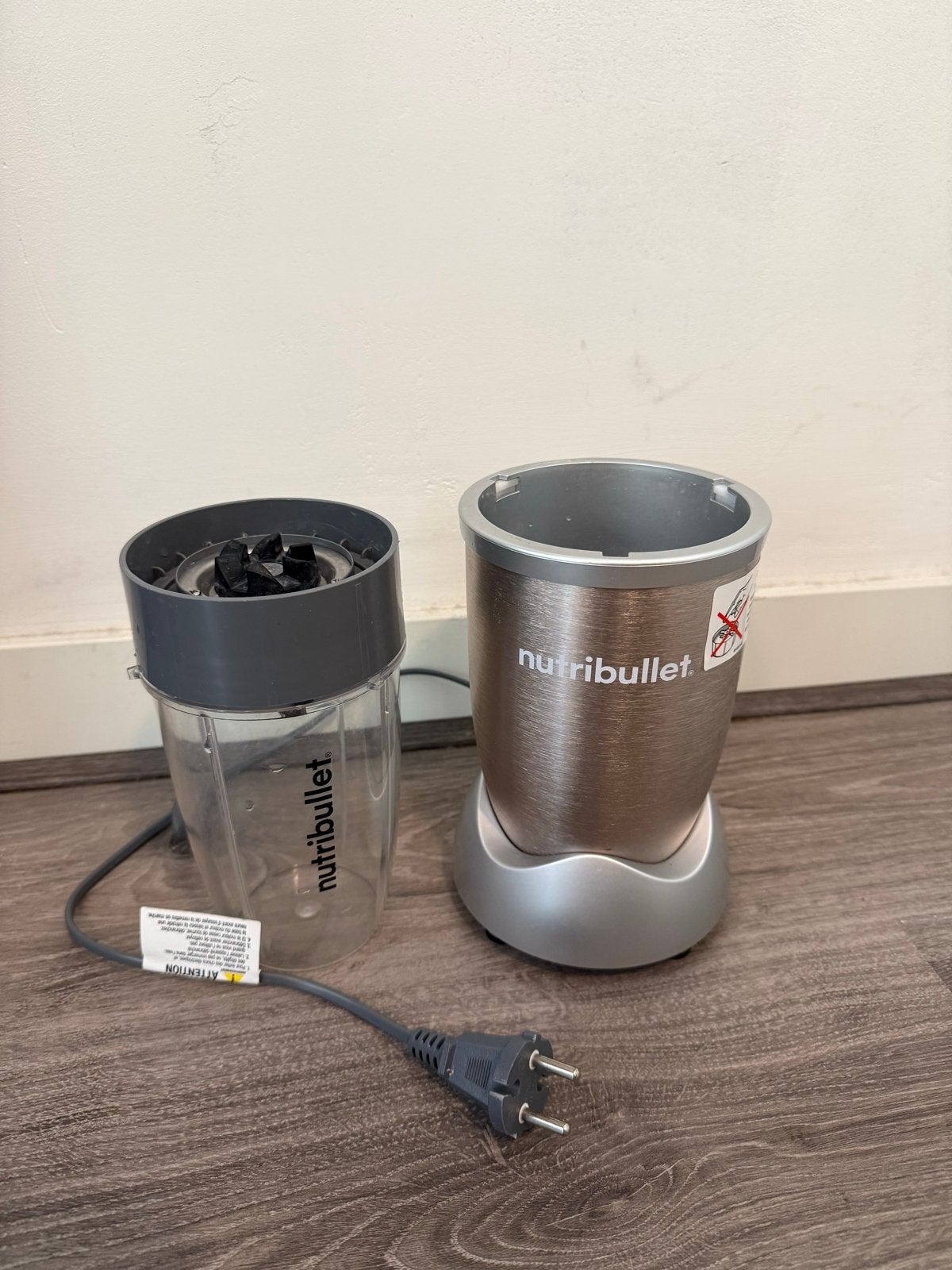 NutriBullet 900W Blender (Zilver) - Goede staat / Silver, Ophalen, Gebruikt, Blender