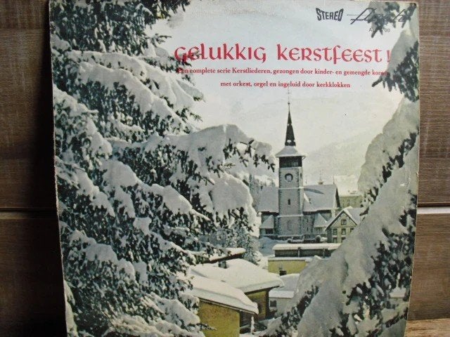 - Gelukkig Kerstfeest - LP, LP, Gebruikt, Ophalen of Verzenden, Levenslied of Smartlap