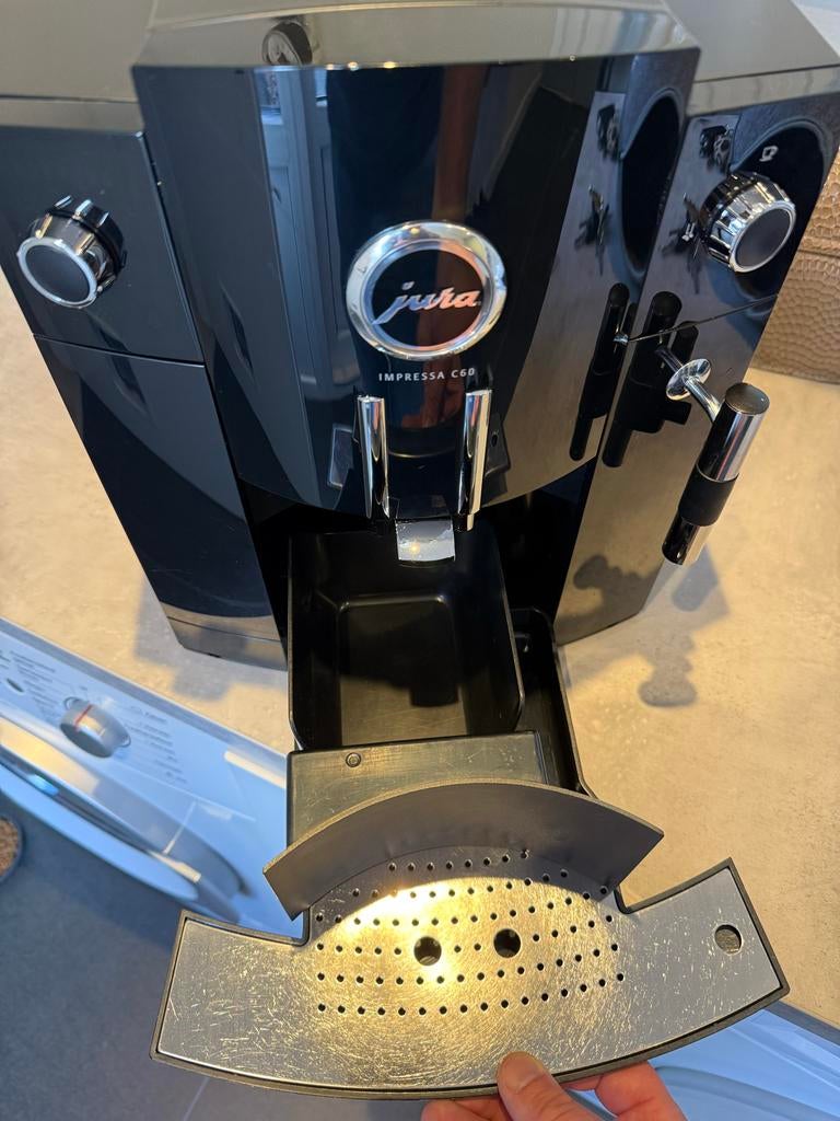 Jura Impressa C60 Koffiebonenmachine - Volautomaat, Afneembaar waterreservoir, Gebruikt, Verzenden, Koffiemachine