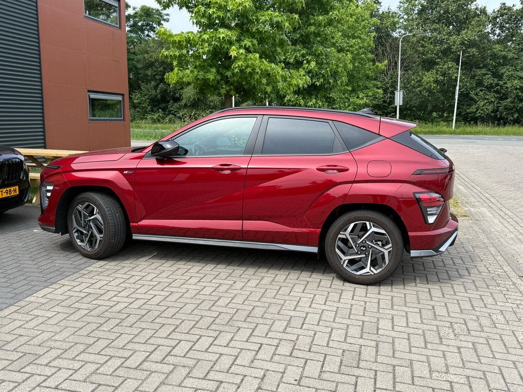 Hyundai KONA 1.6 GDi HEV N-line (bj 2024, automaat), Auto's, Hyundai, Bedrijf, Te koop, Kona, ABS, Achteruitrijcamera, Airbags