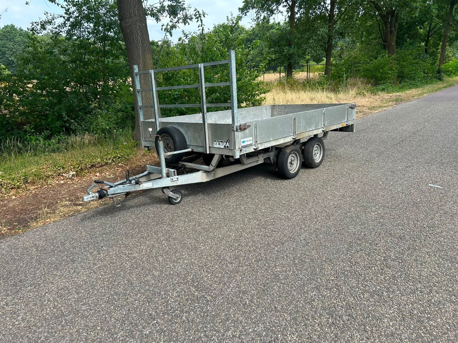 Plateauwagen henra, Auto diversen, Ophalen