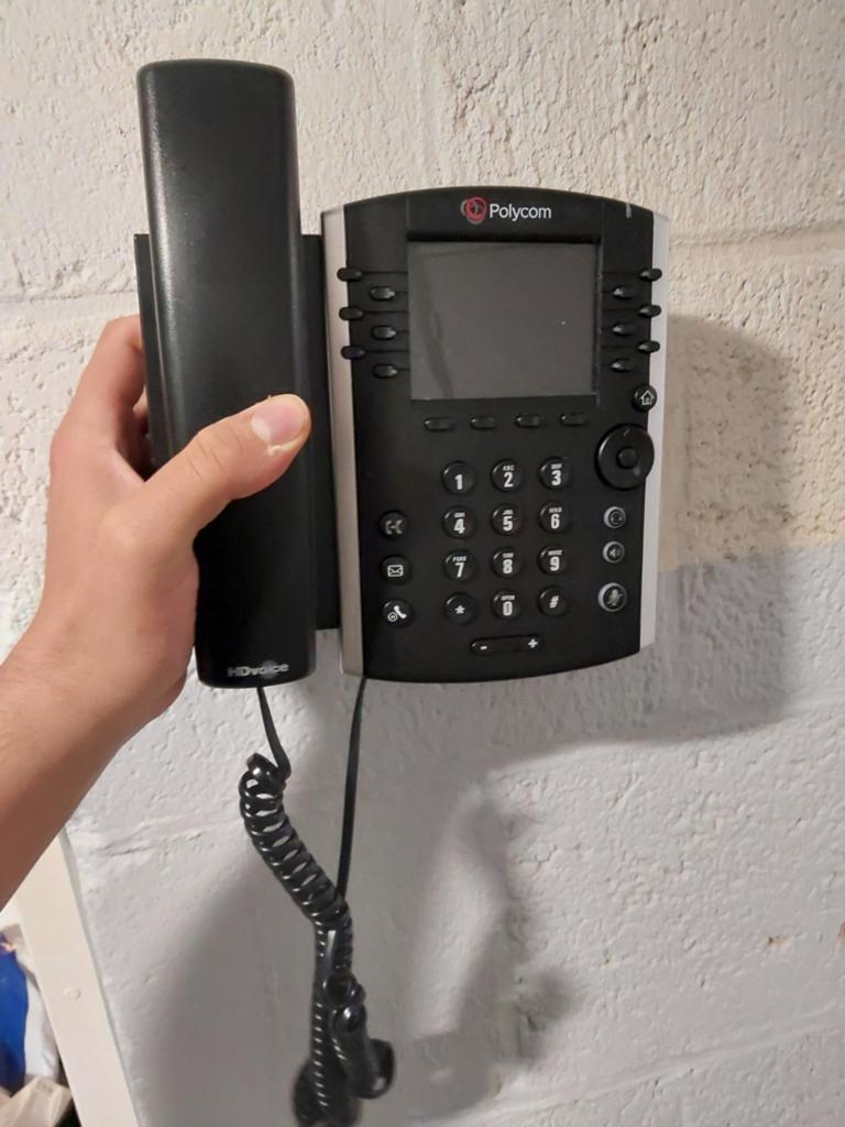 Polycom VVX 411 VoIP-telefoon met HD Voice, Ophalen of Verzenden, Zo goed als nieuw, 1 handset
