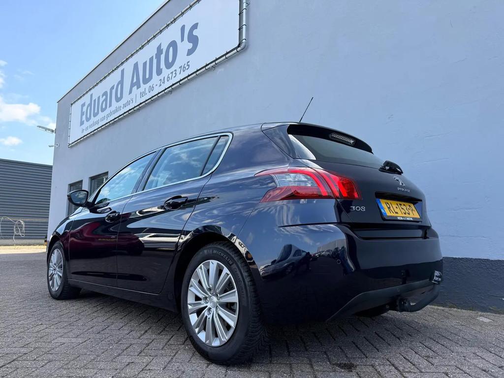 Peugeot 308 1.2 PureTech Allure - Trekhaak € 8.250,00, Gebruikt, 1199 cc, Blauw, 1055 kg