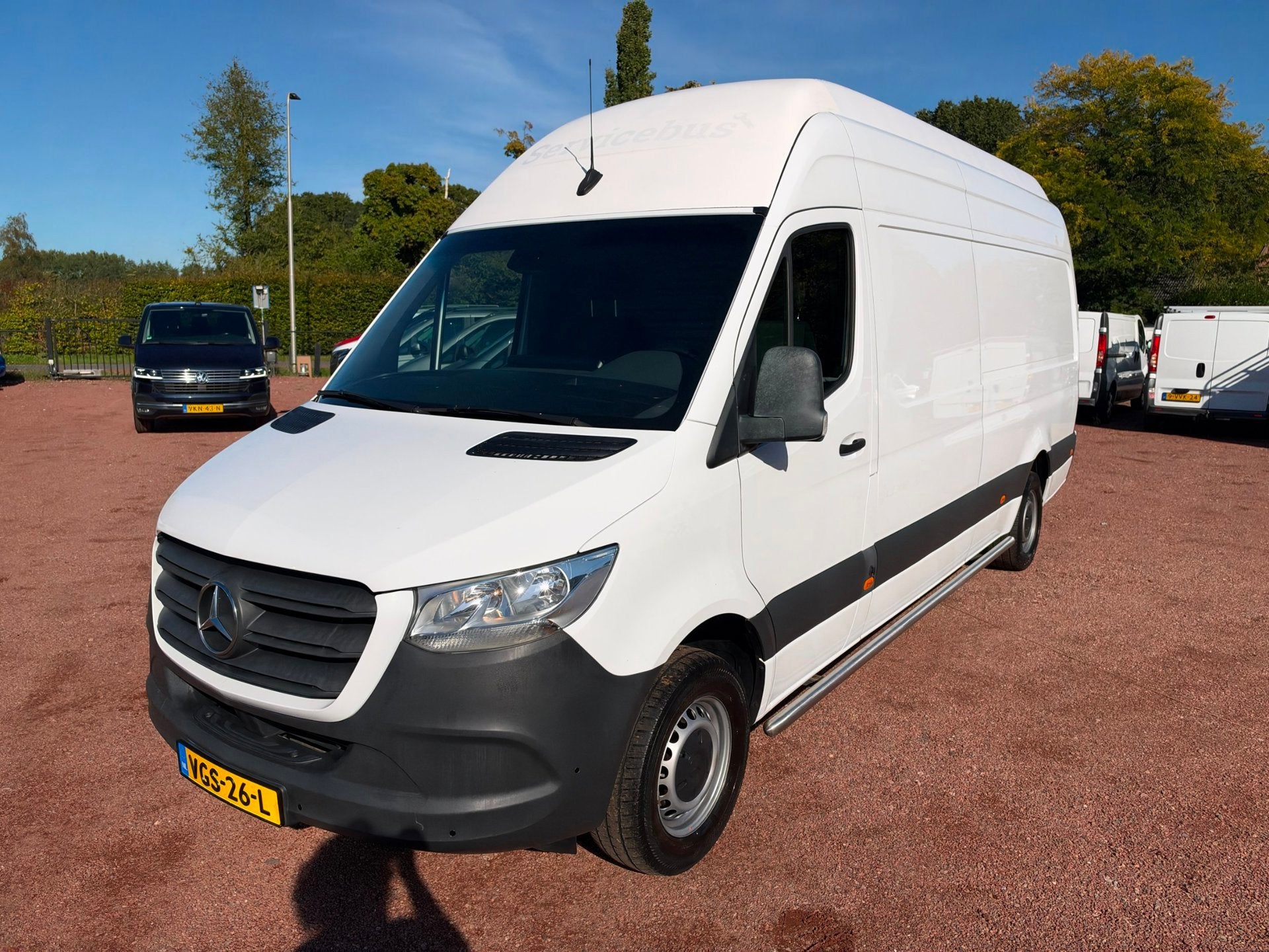 Mercedes-Benz Sprinter 314 2.2 CDI L3H3 Airco / Cruise / Nav, Auto's, Achterwielaandrijving, Gebruikt, Euro 6, 2000 kg