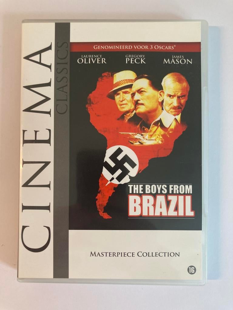 The Boys from Brazil, 1978 / DVD / Cinema Classics, Vanaf 16 jaar, Ophalen of Verzenden, Zo goed als nieuw, Bovennatuurlijke thriller