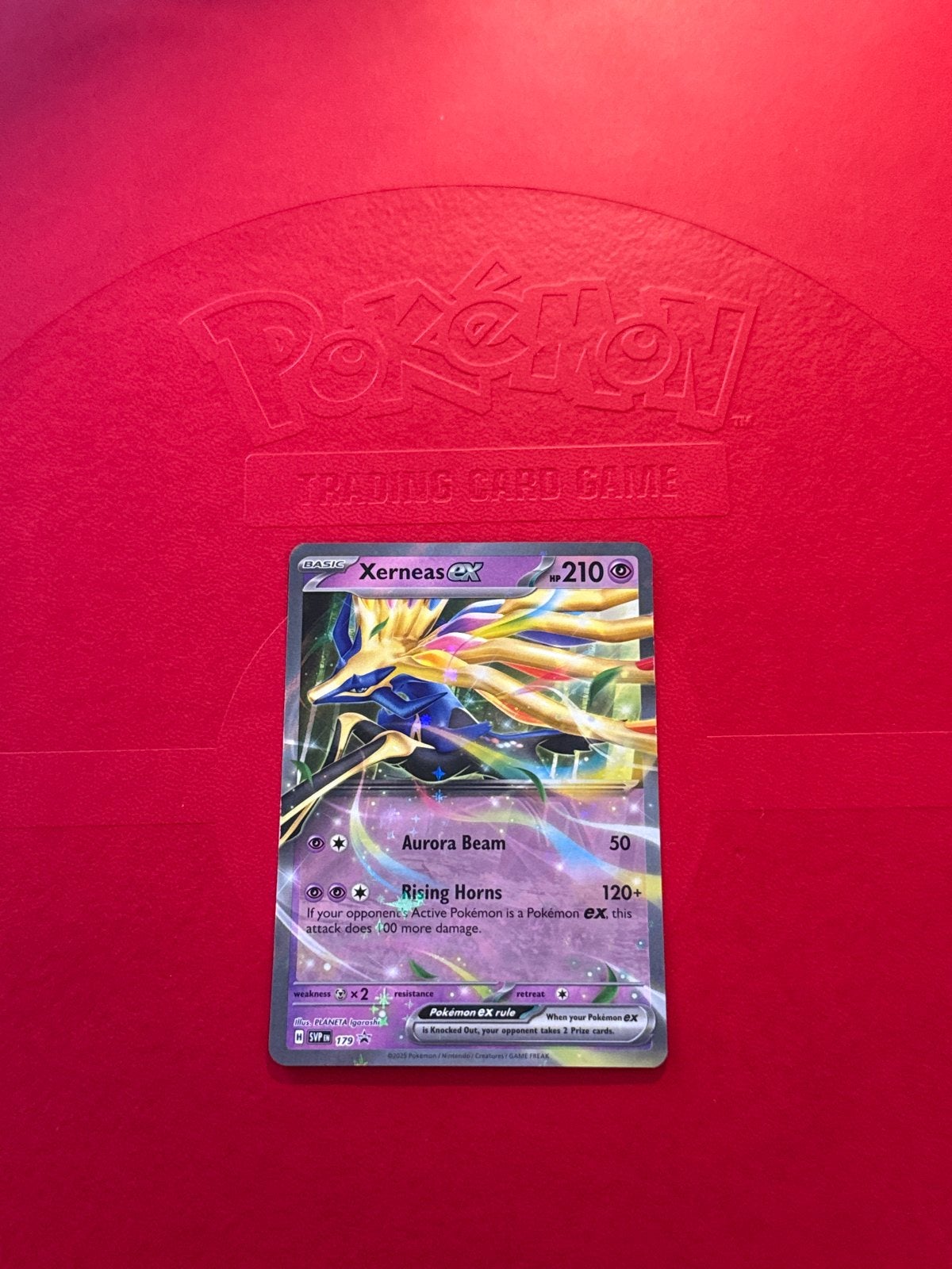 Xerneas EX #179 Promo, Ophalen of Verzenden, Zo goed als nieuw, Losse kaart, Foil