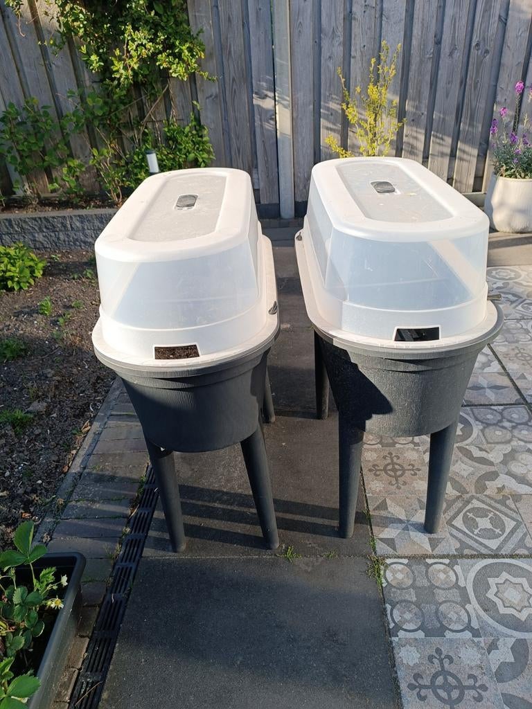 Moestuinbakken, Ophalen, Kunststof, Minder dan 30 cm, Rond