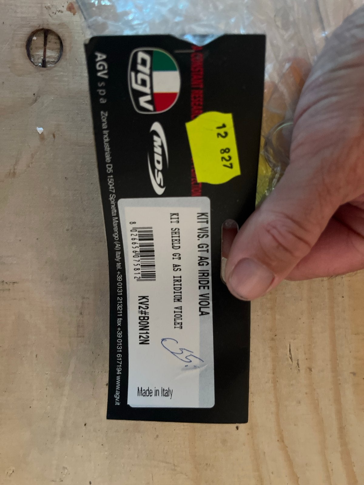 AGV GT AG Iride Violet Vizier - Nieuw, Ophalen, Nieuw met kaartje, AGV