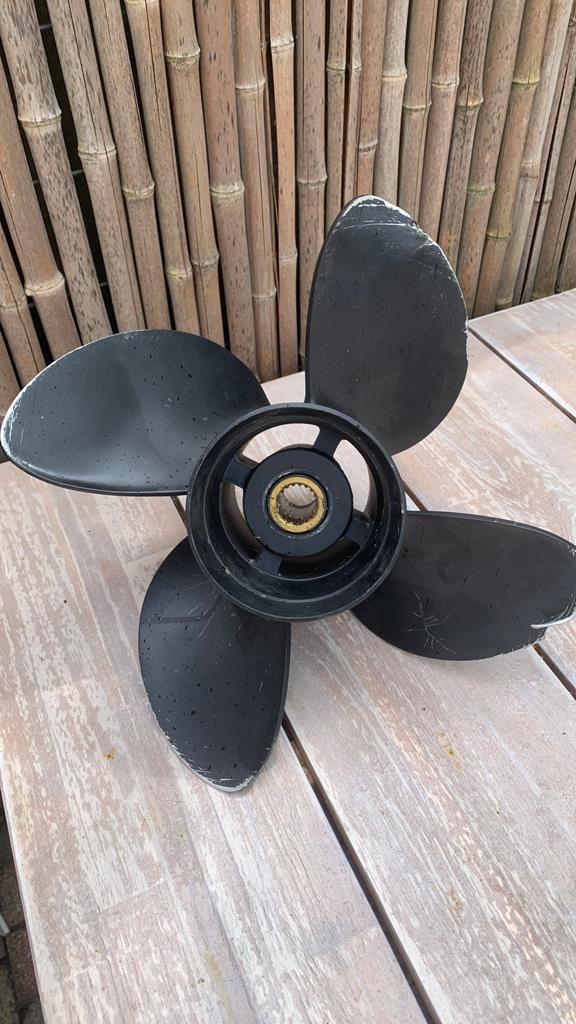 Aluminium propeller Rubex 4, Ophalen, Gebruikt, Motor en Techniek, Motorboot