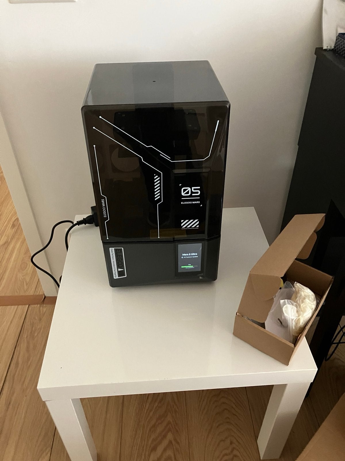Elegoo Mars 5 Ultra 3D-printer, Computers en Software, 3D Printers, Ophalen, Gebruikt, Resin/Hars