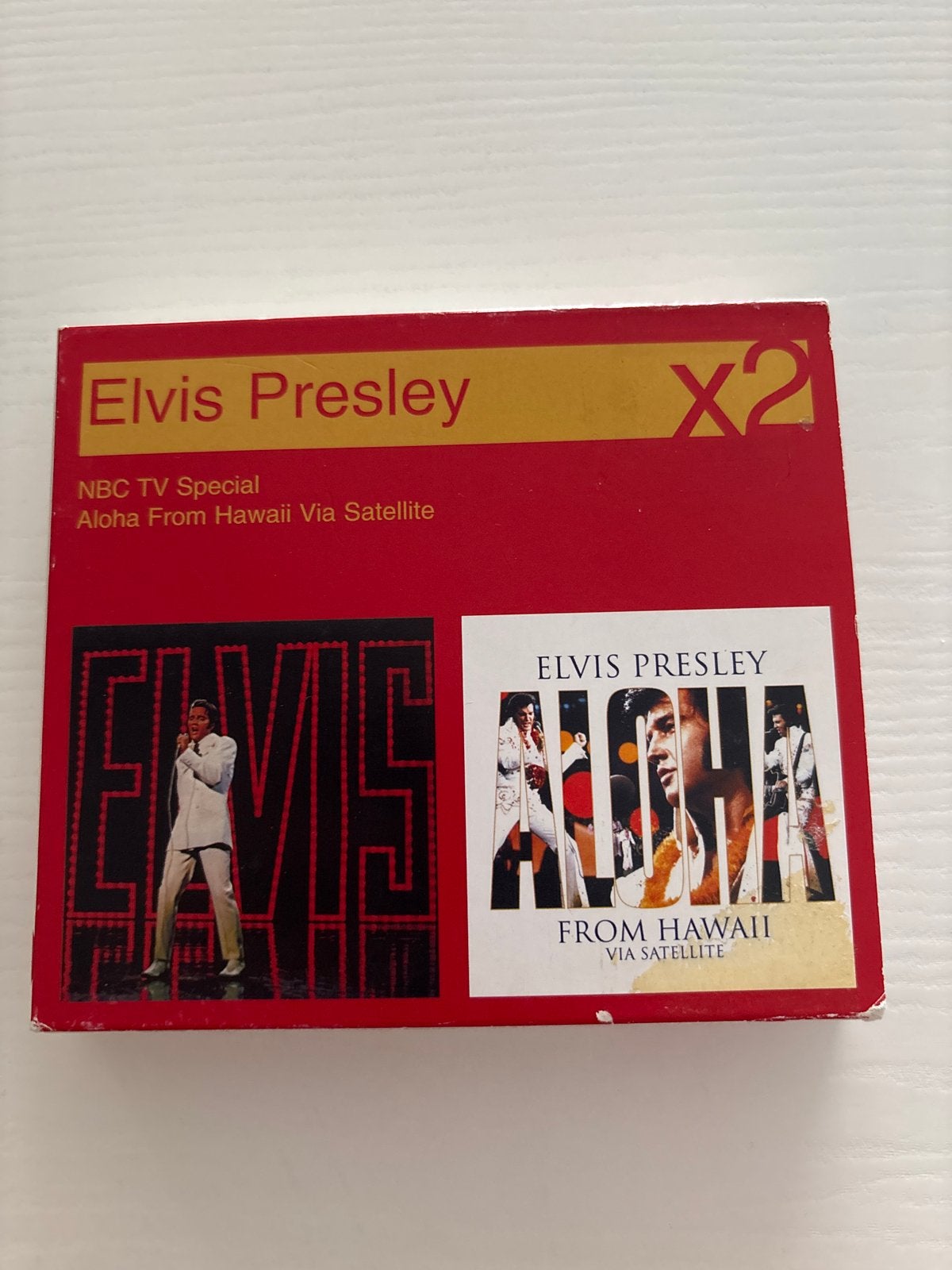 Elvis Presley 2 CD Box: NBC TV Special & Aloha From Hawaii, Ophalen of Verzenden, Zo goed als nieuw, Cd of Plaat