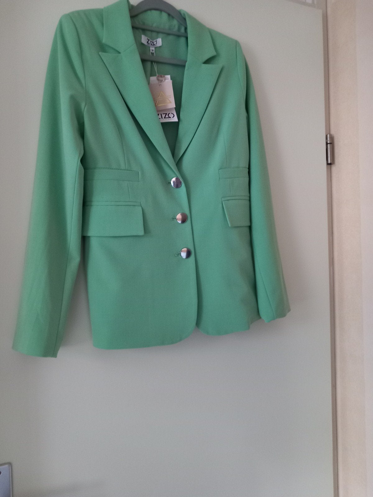 Nieuwe blazer van ZIZO Viva- Maat 34.gevoerd, Kleding | Dames, Ophalen of Verzenden, Nieuw, Maat 34 (XS) of kleiner, Blauw