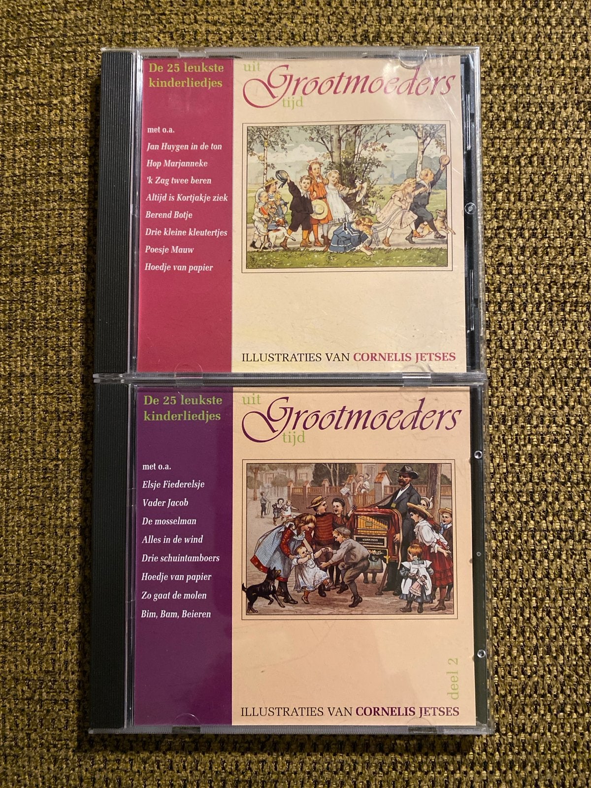 De 25 leukste kinderliedjes uit grootmoeders tijd 1 & 2), Gebruikt, Ophalen of Verzenden, Verzamelalbum, Muziek