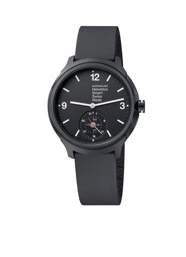 ZWITSERSE SMARTWATCH - HORLOGE Mondaine Helvetica BLACK, Nieuw, Info@houseofcoco.nl, Maasbrachterweg 54 Echt, Mondaine
