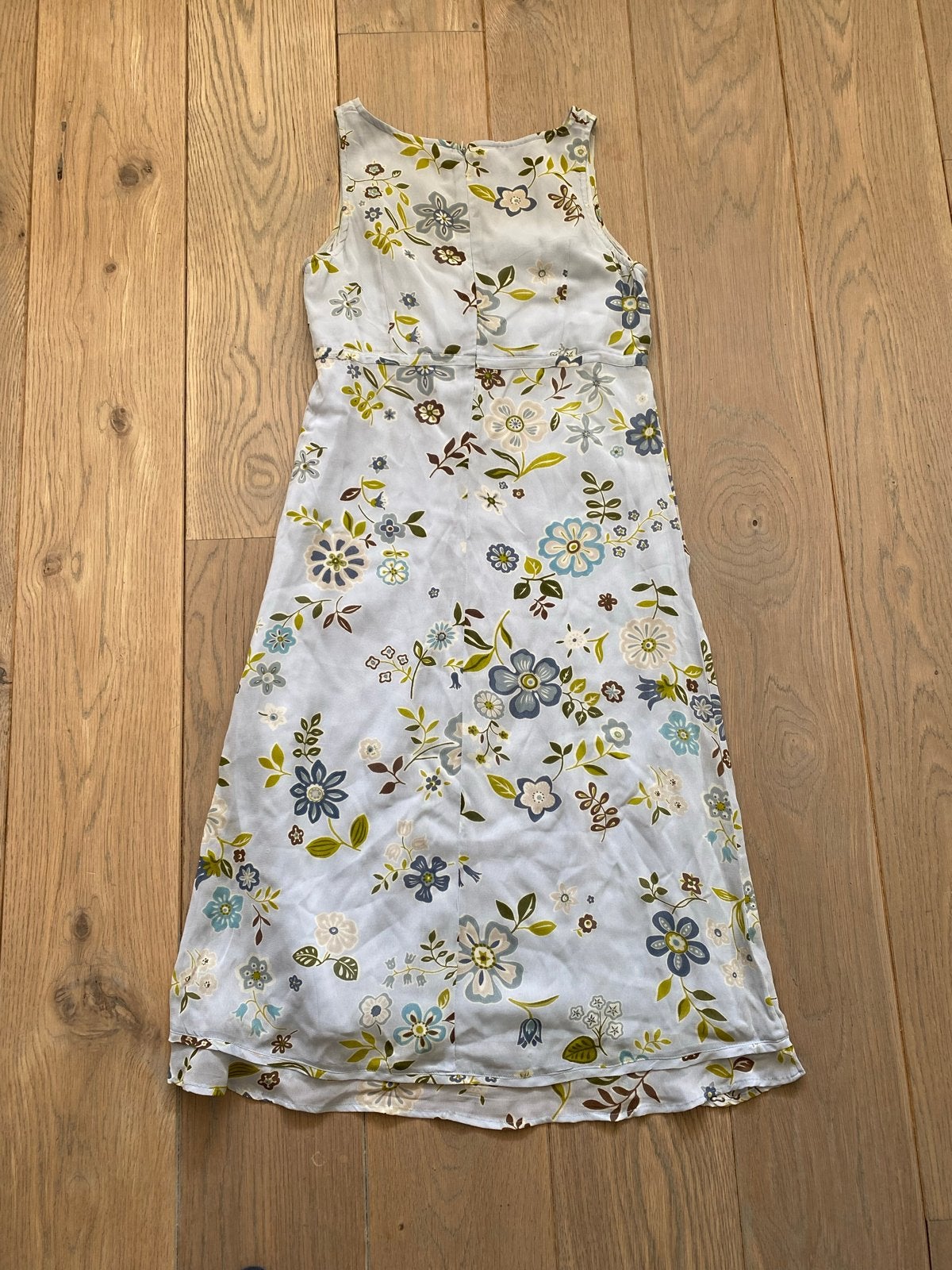 Jackpot zomerjurk lang met bloemenprint, maat L/40, Overige kleuren, Maat 42/44 (L), Ophalen of Verzenden, Gedragen