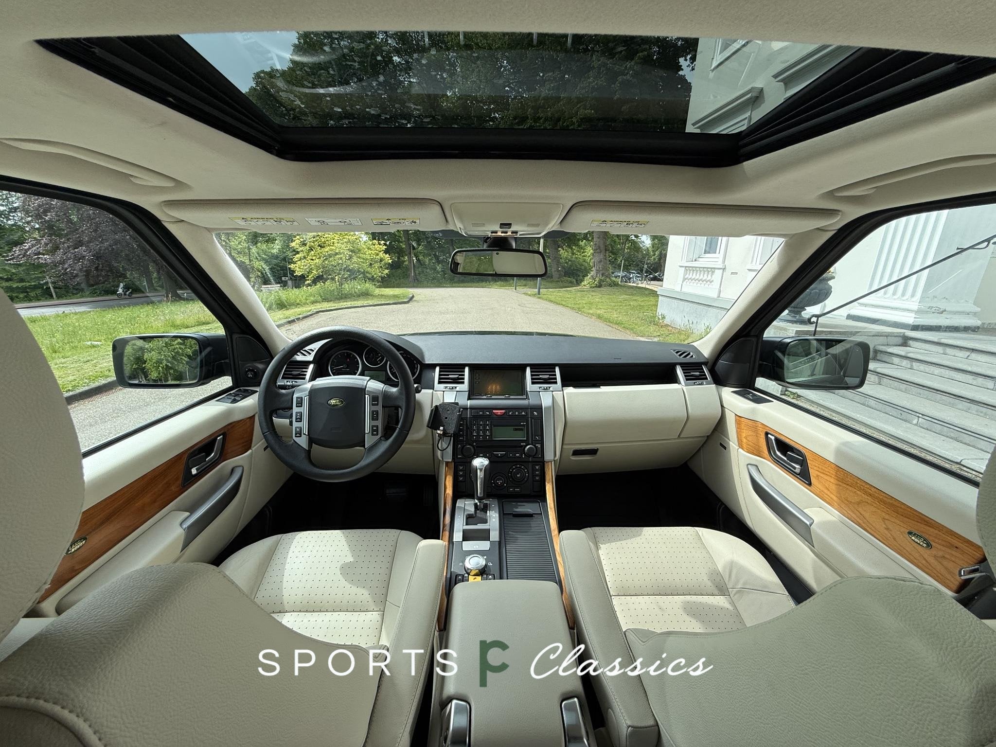 Land Rover Range Rover Sport 4.2 V8 Supercharged Tonga Green, Auto's, Automaat, Dealer onderhouden, 4197 cc, Gebruikt