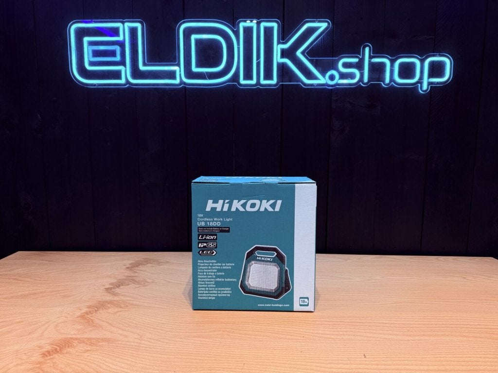Hikoki UB18DDW4Z Bouwlamp LED 18V - MV accu - Exclusief, Niet ingevuld, Niet ingevuld, Niet ingevuld