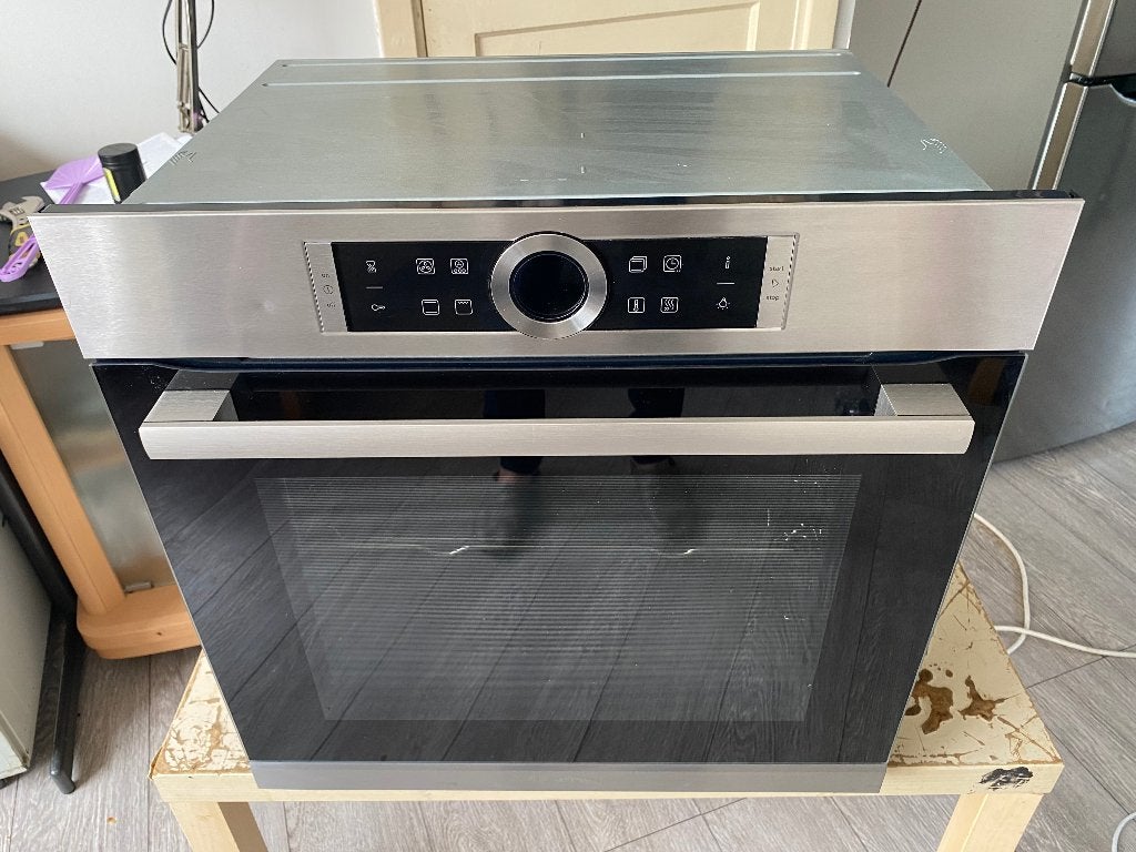 BOSCH inbouw oven ......, Ophalen, Zo goed als nieuw, Minder dan 45 cm