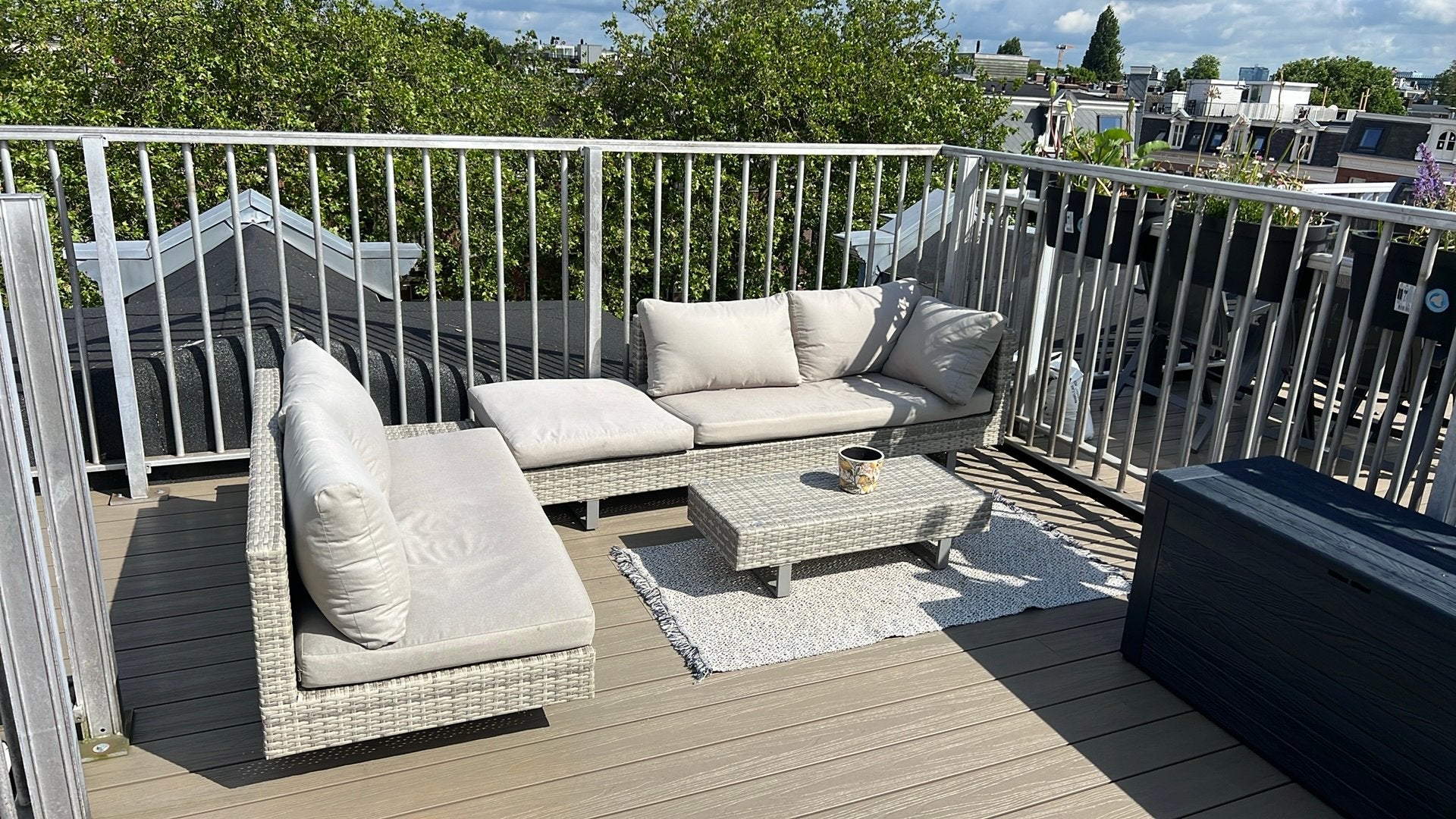Loungeset in perfecte staat, Ophalen, 5 zitplaatsen, Bank, Zo goed als nieuw