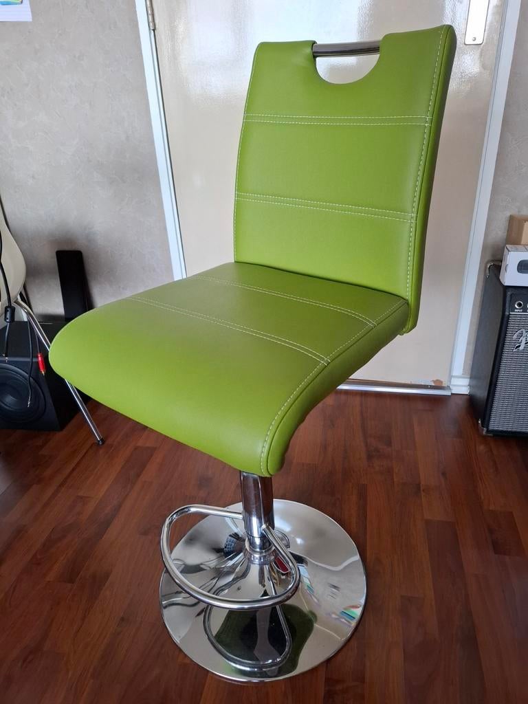 VINTAGE BARKRUK CHROME, Ophalen, Gebruikt, 60 tot 90 cm, 1 kruk