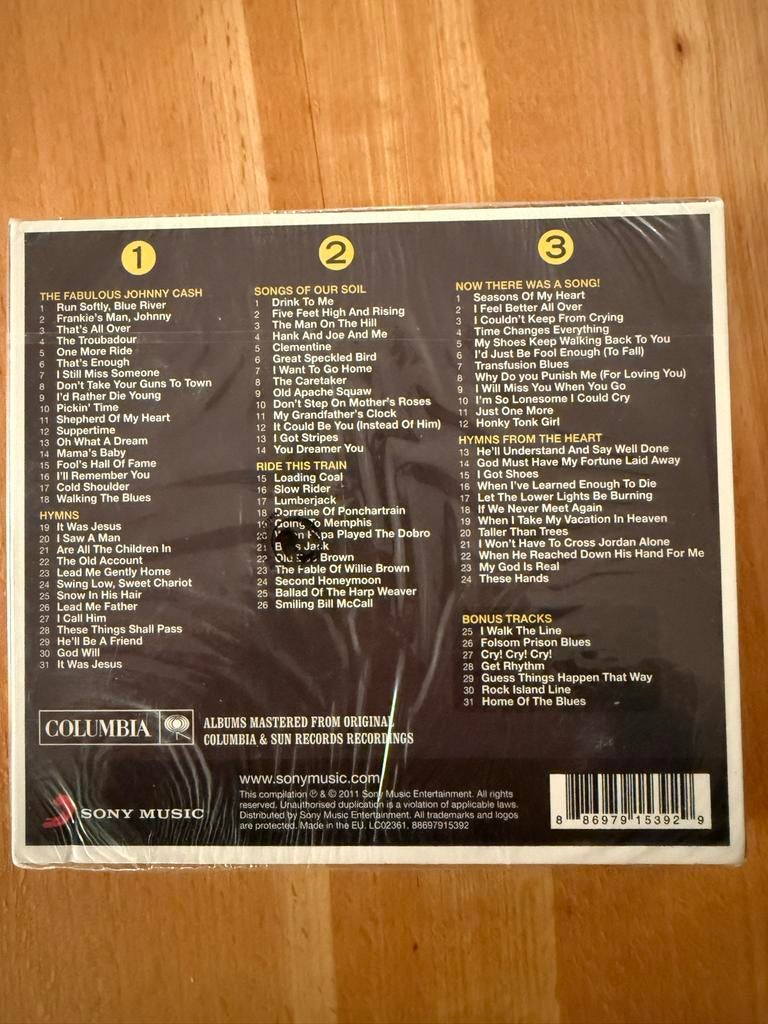 Johnny Cash - The Real Johnny Cash (3CD), Ophalen of Verzenden, Nieuw in verpakking, Boxset