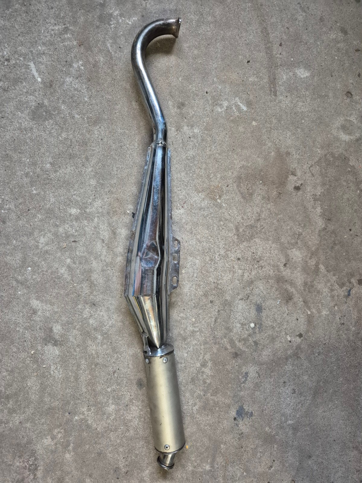 Uitlaat Puch Maxi / E50 28mm Bullet chroom, Ophalen of Verzenden, Uitlaat