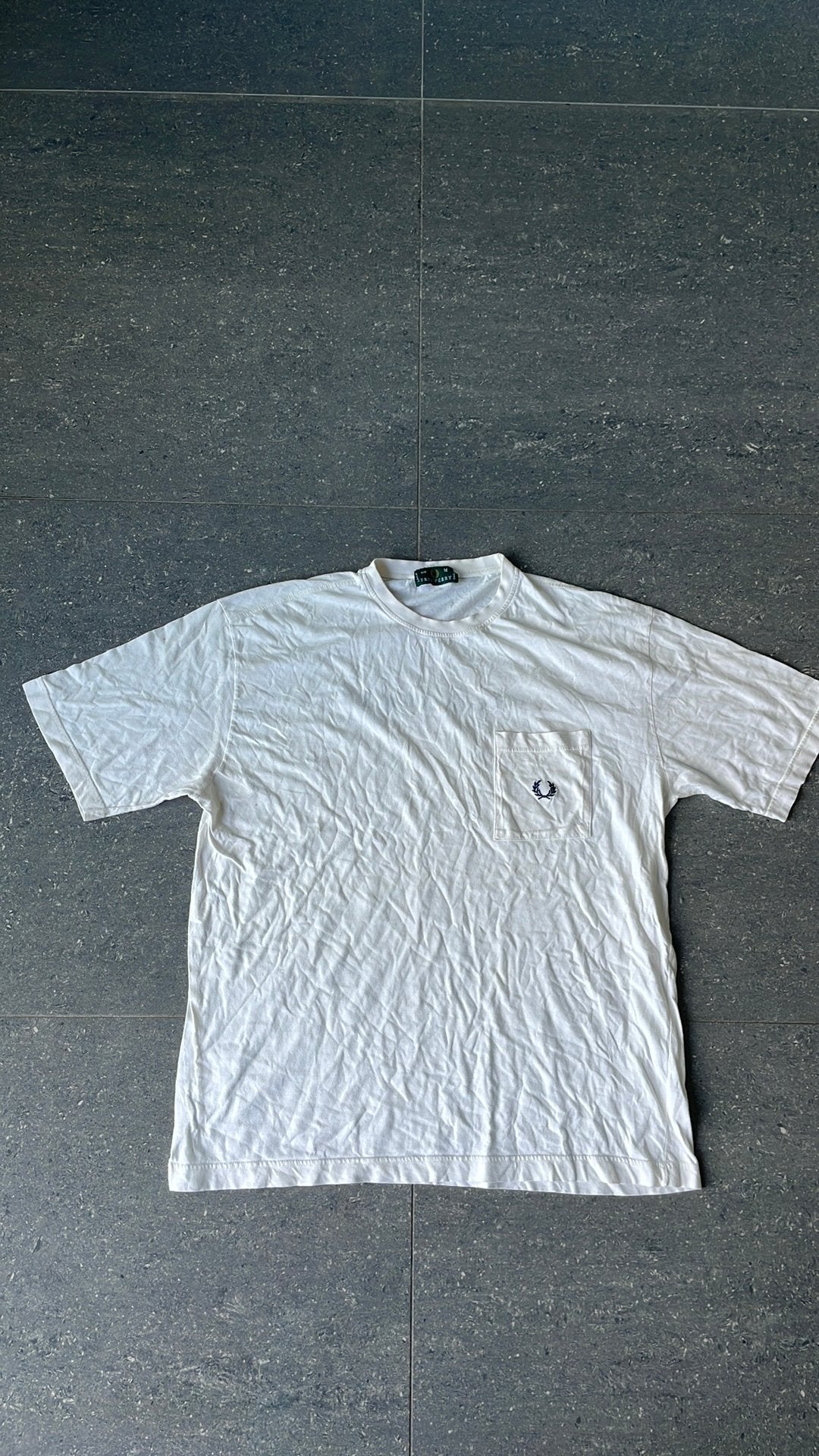 Fred Perry T-shirt Wit, Ophalen of Verzenden, Zo goed als nieuw, Wit