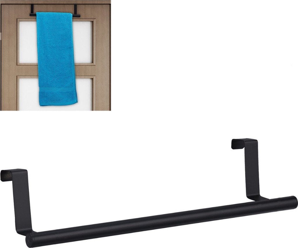 Handdoekhouder, Ophalen of Verzenden, Zo goed als nieuw, Zwart, Handdoekenrek
