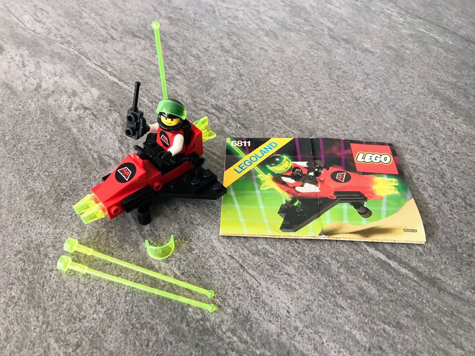 Vintage Lego Space M-Tron 6811 Pulsar Charger uit 1990, Lego, Ophalen of Verzenden, Zo goed als nieuw, Space