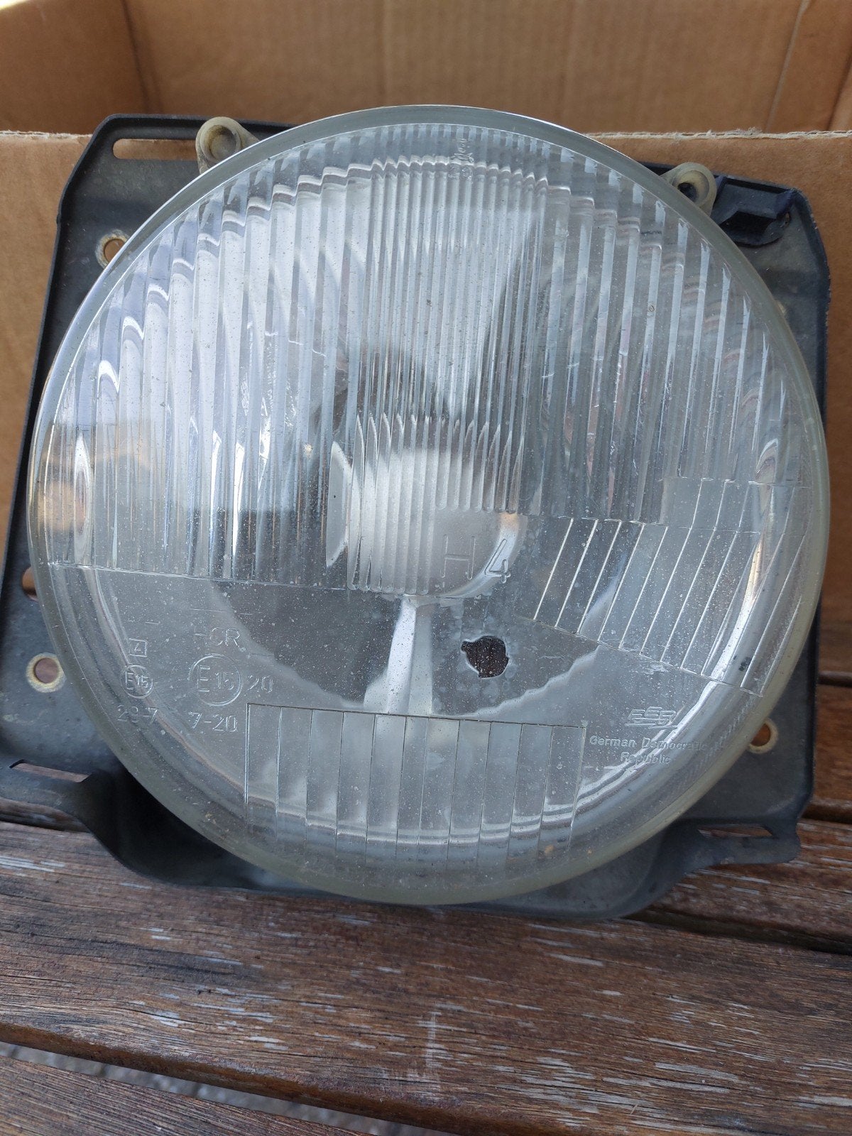 Originele Ruhla FER H4 Koplamp + Los Rechter Frame, Auto-onderdelen, Verlichting, Ophalen of Verzenden, Gebruikt, Volkswagen