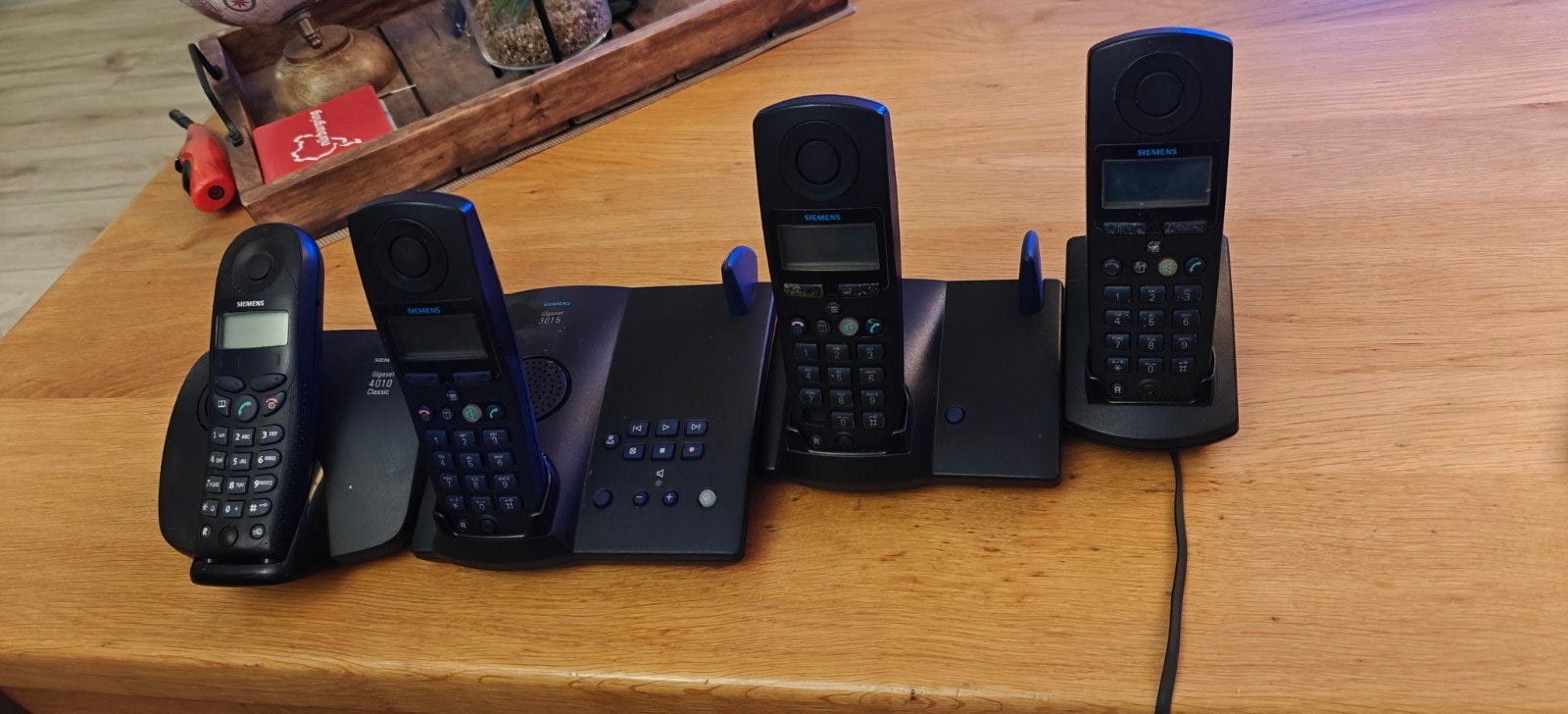 Siemens Gigaset telefoons met laders en boekjes, Ophalen of Verzenden, Gebruikt, 3 handsets