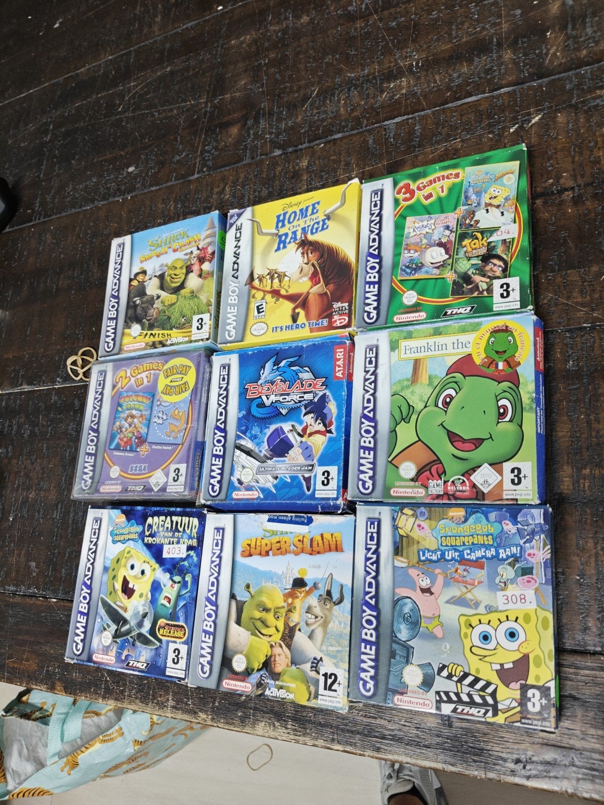 Gameboy Advance Spellen Bundel in doos, Gebruikt, 1 speler, Nintendo of Europe GmbH, Herriotstrasse 4, 60528 Frankfurt am Main, Duitsland