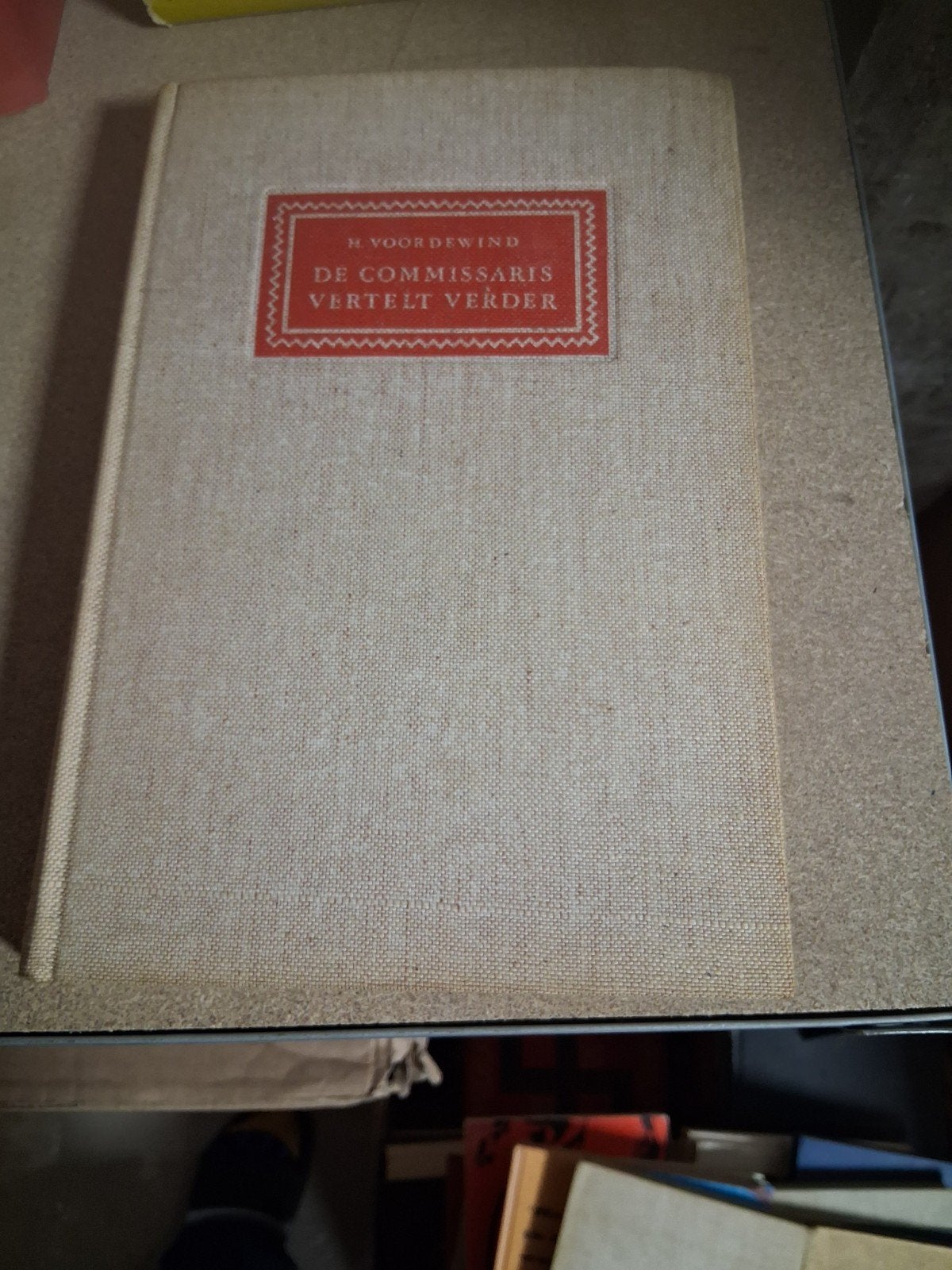 H. Voordewind - De Commissaris Vertelt Verder (1950), Ophalen of Verzenden