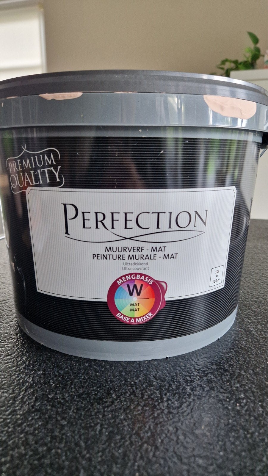 Restant Perfection Muurverf Roze Mat - ca. 5 liter, Ophalen, Gebruikt, Overige kleuren, 5 tot 10 liter