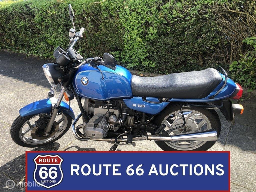 BMW R 65 | 1987 | Route 66 Auctions, Auto's, Overige carrosserieën, Zwart, Bedrijf, Handgeschakeld
