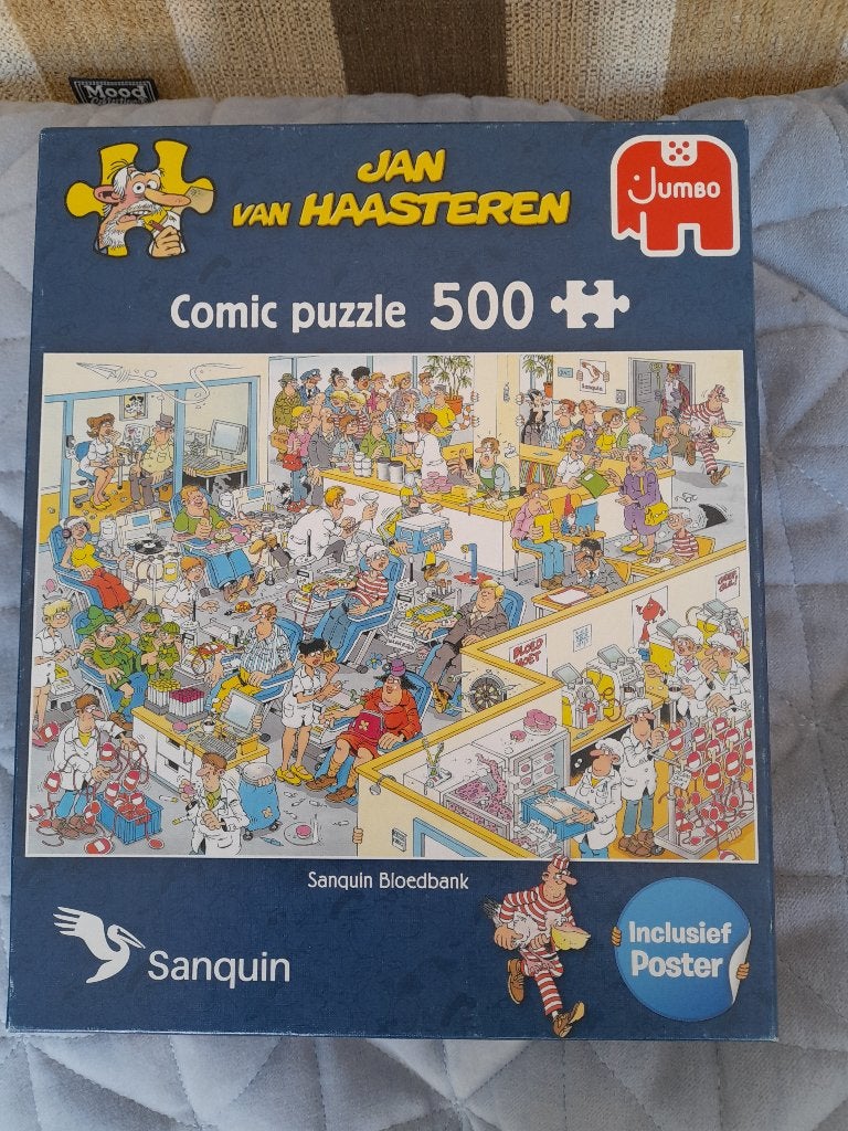 JAN VAN HAASTEREN 500, Ophalen of Verzenden, 500 t/m 1500 stukjes, Zo goed als nieuw, Legpuzzel