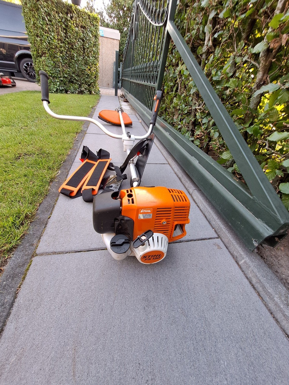 Stihl fs130 bosmaaier, Ophalen, Gebruikt