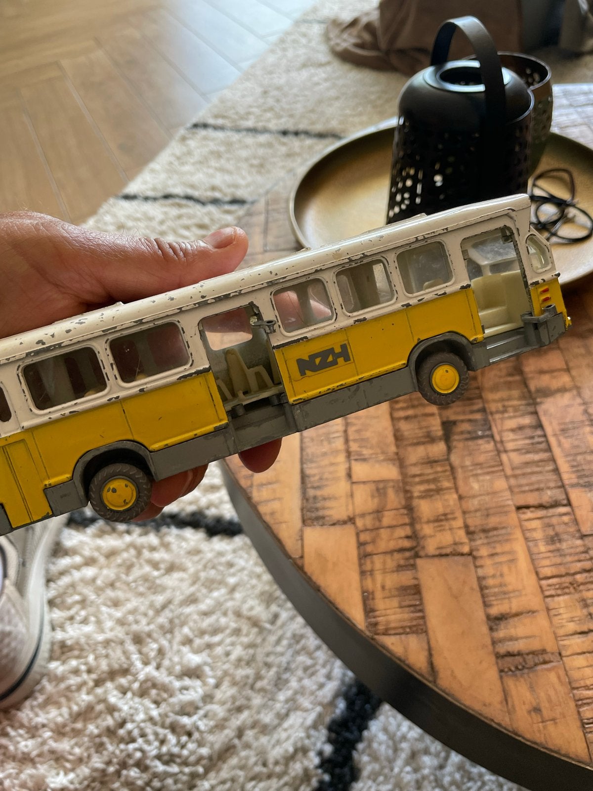 Vintage Lion-Toys DAF Citybus NZH - Made in Holland, Ophalen of Verzenden, Gebruikt