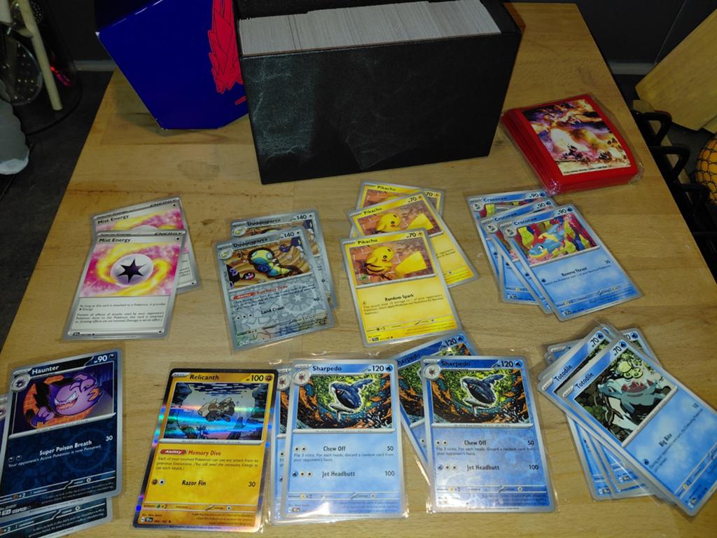 Box Pokémon kaarten (Box 3), Ophalen of Verzenden, Gebruikt, Meerdere kaarten, Foil