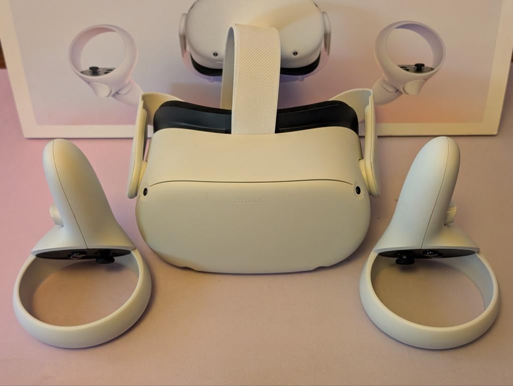 Oculus Quest 2 64GB - incl. accessoires, Ophalen of Verzenden, Gebruikt, VR-bril, Overige platformen