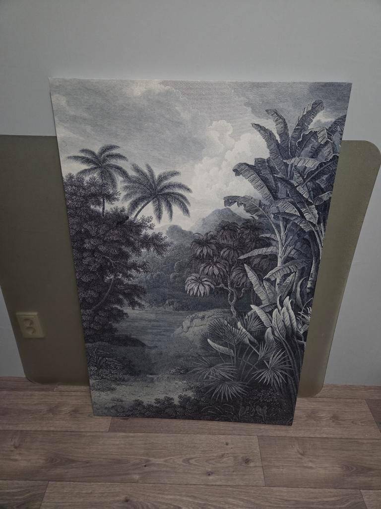 Schilderij Jungle 115x75CM, Nieuw, Ophalen of Verzenden, Schilderij, 100 tot 125 cm