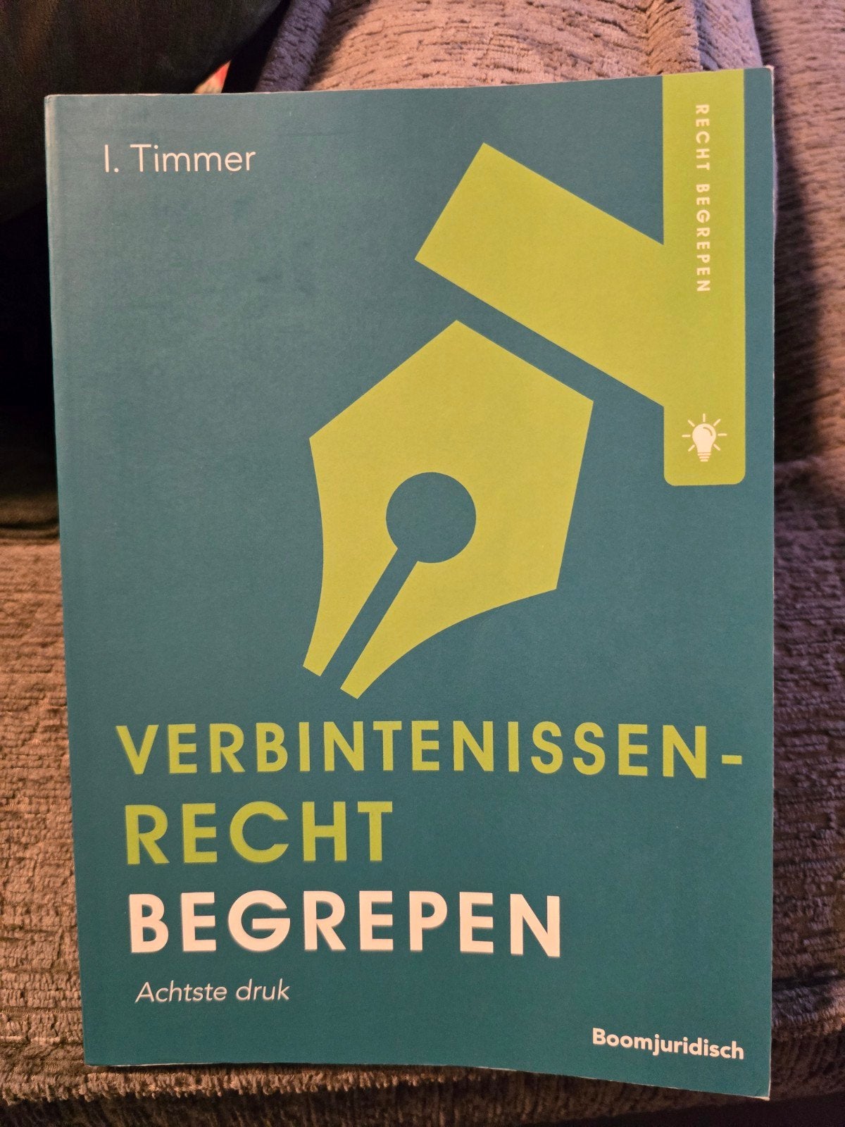 Verbindtenissenrecht Begrepen - SJD, Boeken, Studieboeken en Cursussen, Zo goed als nieuw, I. Timmer, Gamma, HBO