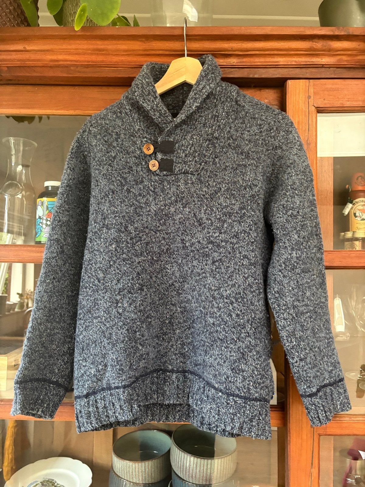 Fjällräven Lada heren Trui - Maat S, Ophalen of Verzenden, Zo goed als nieuw, Maat 46 (S) of kleiner, Blauw