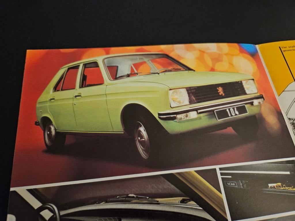 Brochure Peugeot 104 1971, Ophalen of Verzenden, Zo goed als nieuw, Peugeot