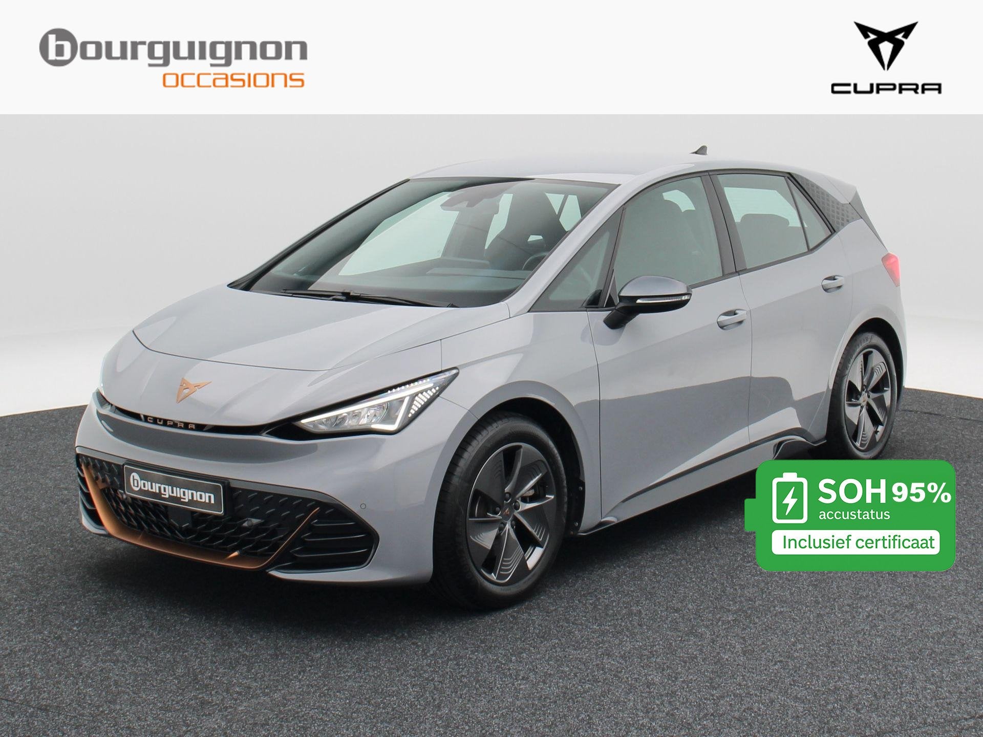 CUPRA Born Business Plus 62 kWh 204 Pk | Stoel/Stuurverwarmi, Auto's, Cupra, Automaat, Gebruikt, Zwart, 375 min
