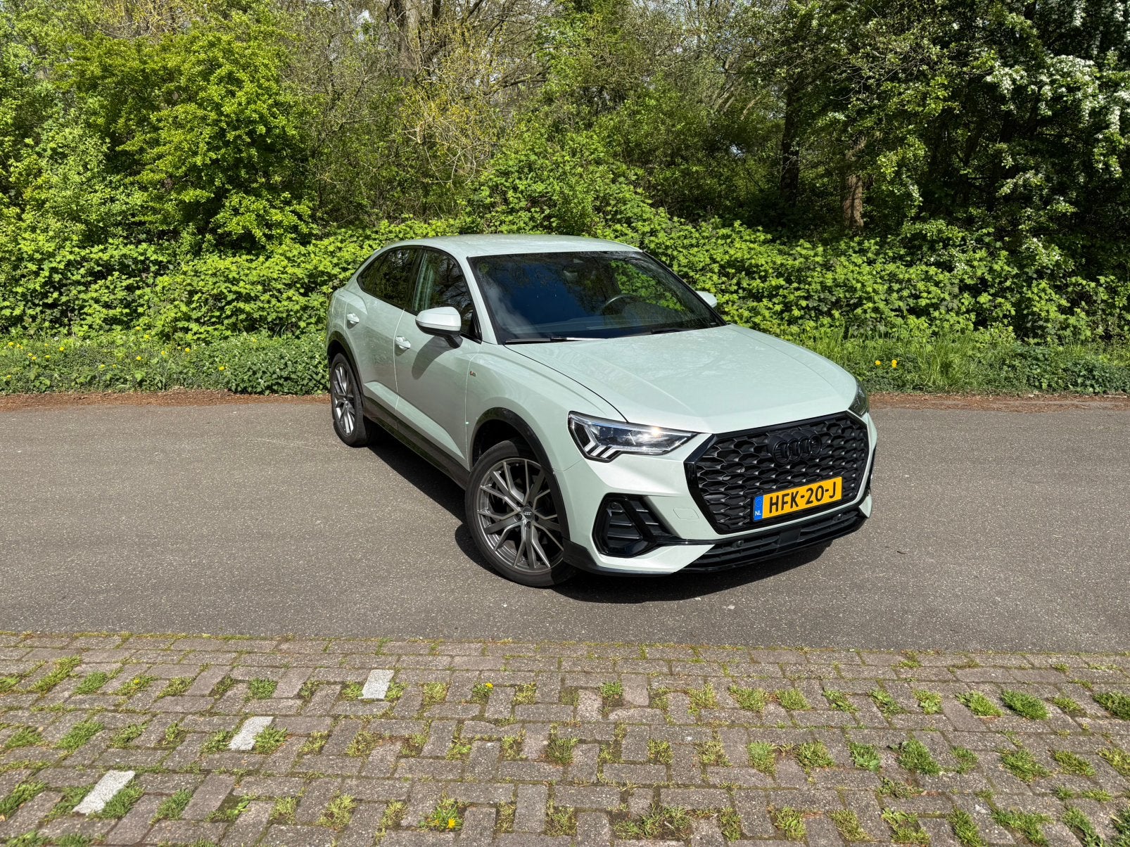 Audi Q3 45 Tfsi e 245pk Phev S Tronic 2021 Grijs, Auto's, 1715 kg, Plug-in hybride, 1395 cc, Te koop